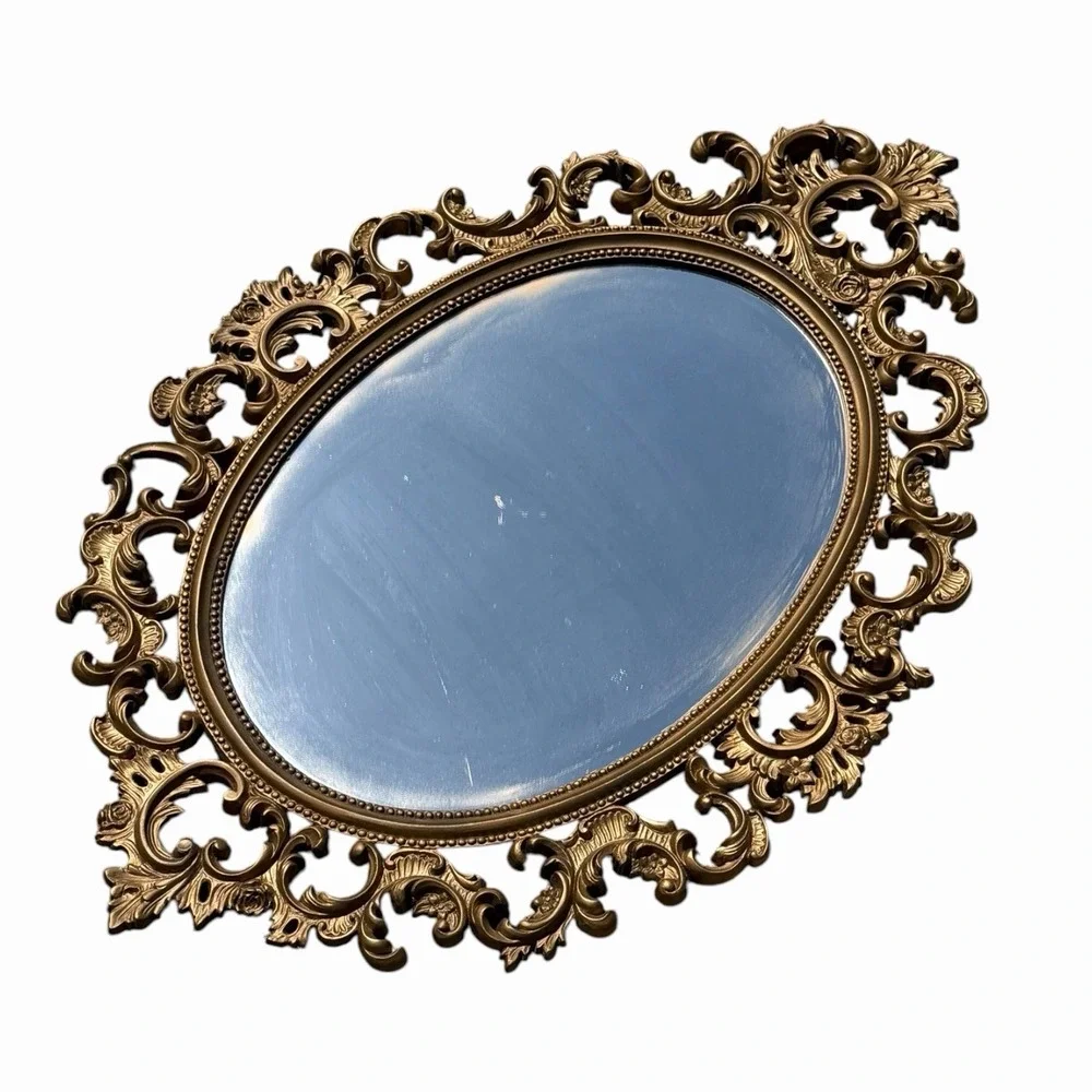 VTG Burwood Hollywood Regency Ornate Wall Mirror 32